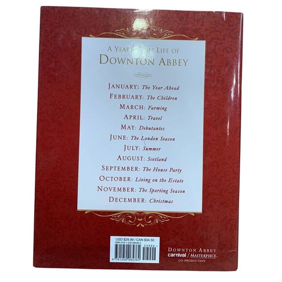 2014 A Year in the Life of Downton Abbey Hardback Book by Jessica Fellowes - Picture 2 of 2